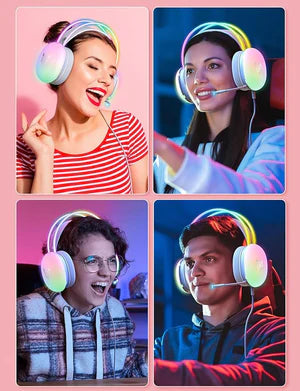Rainbow Gaming Headphones ( 30 Days Replacement Warranty)