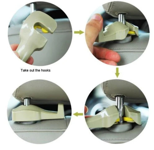 Universal Car Headrest Hooks